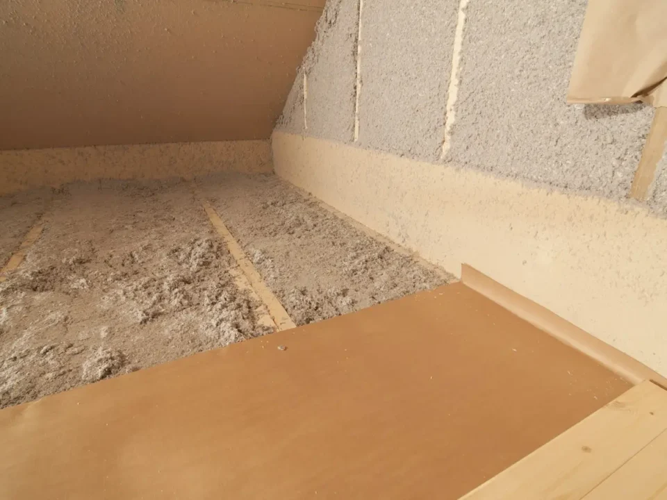 ocieplanie poddasza celulozą